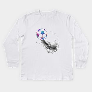 Soccer ball Kids Long Sleeve T-Shirt